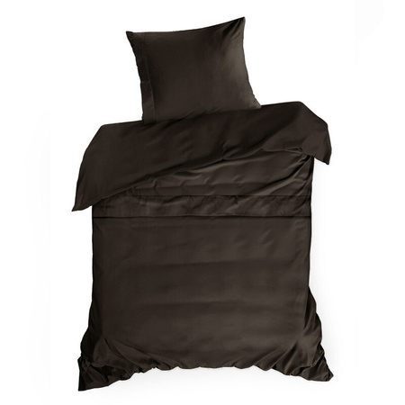 POŚCIEL ELEGANT1G 140 X 200 CM BRĄZOWY