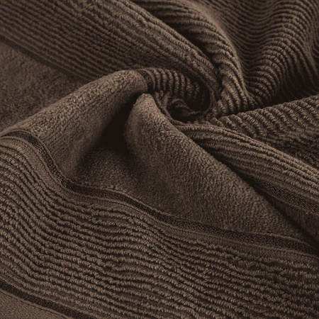 RĘCZNIK EMMA (12) 70 X 140 CM BRĄZOWY