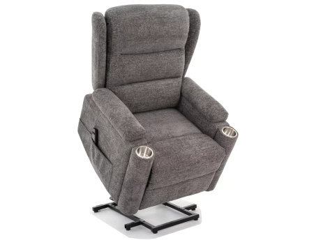 Fotel rozkładany Minos Raven szary