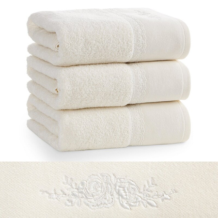 RĘCZNIK SISI (02) 70 X 140 CM KREMOWY