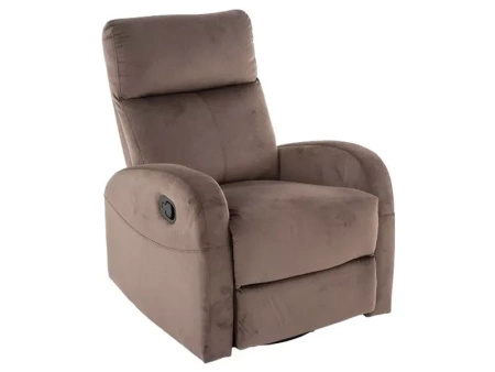 Fotel rozkładany Olimp Velvet cappuccino