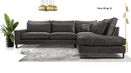 Narożnik CORBLACK 314x224 cm