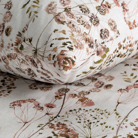 KOMPLET POŚCIELI BAWEŁNIANEJ JULITA 220 X 200 CM NATURALNY