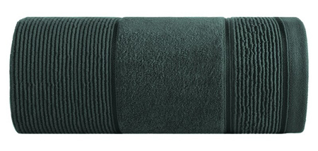 RĘCZNIK EMMA (10) 70 X 140 CM CIEMNOZIELONY