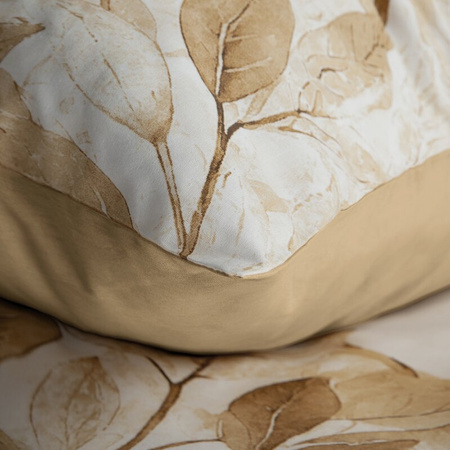 KOMPLET POŚCIELI SATYNOWEJ SPRING 60 140 X 200 CM CIEMNOPOMARAŃCZOWY