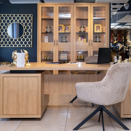 Elegancka biblioteczka 4-drzwiowa 206 cm Ambasador