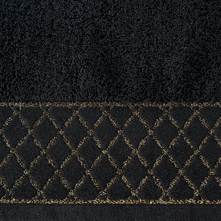 RĘCZNIK LAYLA (09) 70 X 140 CM CZARNY