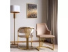 Zestaw 2 krzeseł Crown Velvet beżowy