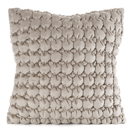 POSZEWKA VELVET 193 45 X 45 CM BEŻOWY