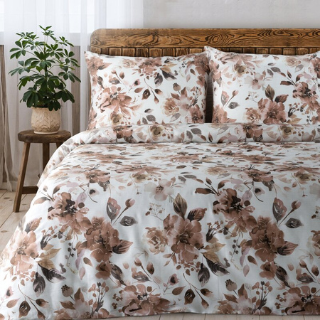 KOMPLET POŚCIELI SATYNOWEJ SPRING 76 220 X 200 CM BIAŁY