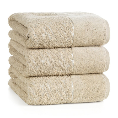 RĘCZNIK NOLA (03) 70 X 140 CM BEŻOWY