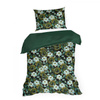 KOMPLET POŚCIELI BAWEŁNIANEJ SONIA 07 220 X 200 CM CIEMNOZIELONY