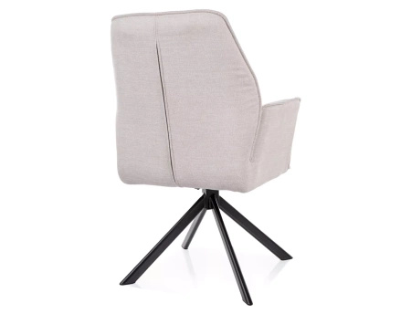 Zestaw 2 krzeseł Hugo Brego jasny beżowy