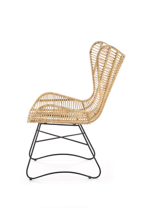 INDIANA fotel wypoczynkowy rattan naturalny (2p=1szt)