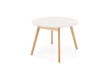 RUBEN stół kolor blat - kaszmir, nogi - naturalny (102-142x102x75 cm) (2p=1szt)