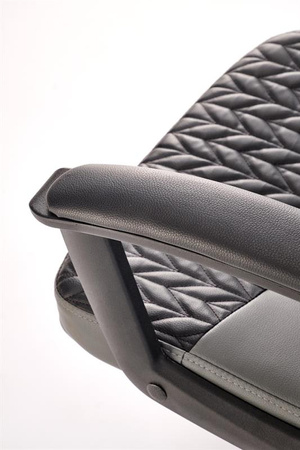 BJORN fotel obrotowy czarno-popielaty