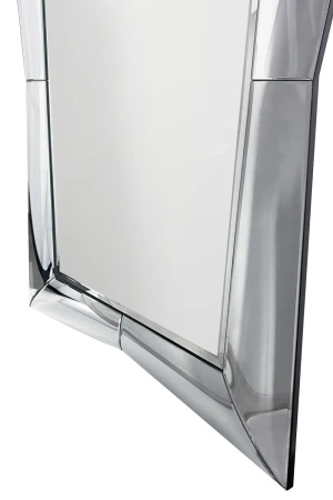 Lustro prostokątne Villio 80/120cm w wypukłej lustrzanej ramie