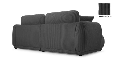 Nowoczesna sofa do salonu Chacco 206x102 cm z poduchami, tapicerowane plecy