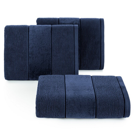 RĘCZNIK EMMA (11) 70 X 140 CM GRANATOWY