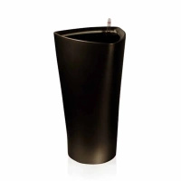 Delto reprezentacyjna donica w kolorze czarnym z wkładem nawadniającym 30x30x57