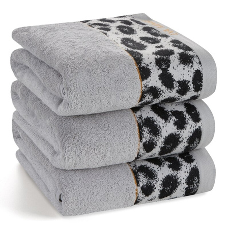 RĘCZNIK EVA 22 70 X 140 CM SREBRNY