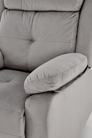 LORIS fotel wypoczynkowy popielaty (2p=1szt)