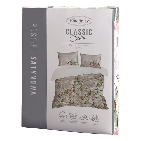 KOMPLET POŚCIELI SATYNOWEJ SPRING 08 220 X 200 CM BIAŁY