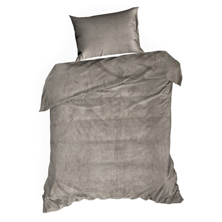 KOMPLET POŚCIELI FLANO 2 220 X 200 CM BEŻOWY