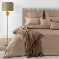 POŚCIEL ELEGANT1E 220 X 200 CM JASNOBRĄZOWY