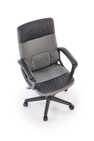 BJORN fotel obrotowy czarno-popielaty