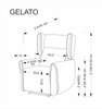 GELATO fotel wypoczynkowy popielaty (2p=1szt)