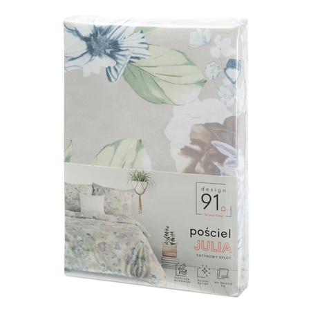 POŚCIEL D91 JULIA 220 X 200 CM POPIELATY