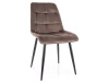 Zestaw 4 krzeseł Chic Velvet cappuccino