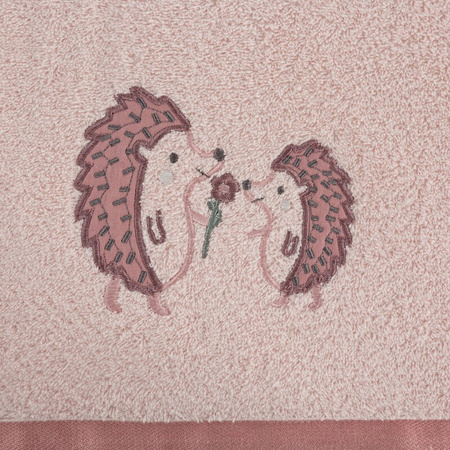 RĘCZNIK DZIECIĘCY BABY68 70 X 140 CM RÓŻOWY