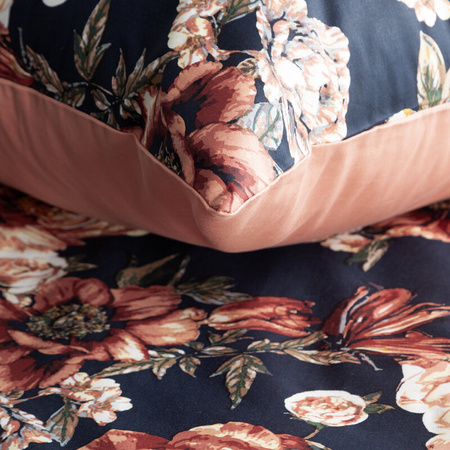 KOMPLET POŚCIELI SATYNOWEJ SPRING 79 140 X 200 CM CZARNY