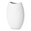 WAZON DEKORACYJNY RISO 18 X 9 X 26 CM BIAŁY