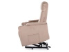 Fotel rozkładany Ikar ciemny beżowy