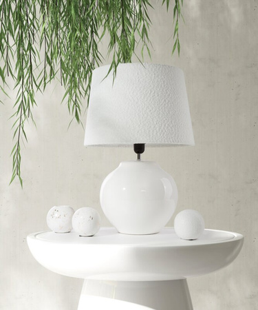 LAMPA O 37 X 50 CM BIAŁY