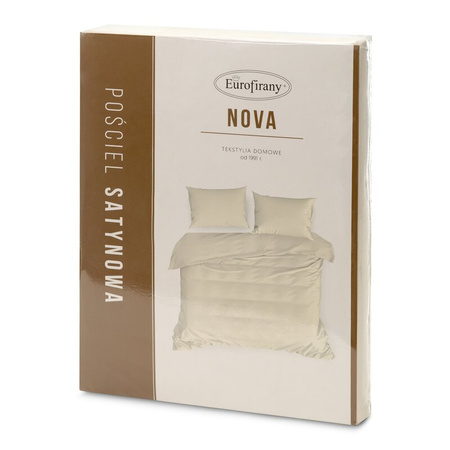 KOMPLET POŚCIELI NOVA3 140 X 200 CM KREMOWY
