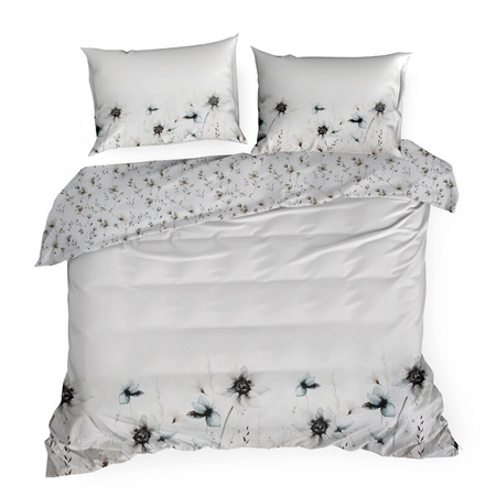 KOMPLET POŚCIELI SATYNOWEJ PREMIUM22 160 X 200 CM BIAŁY