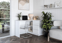 BEGA biurko, biały (2p=1szt)