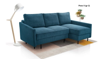 Narożnik ROBIN 220x137 cm z funkcją spania