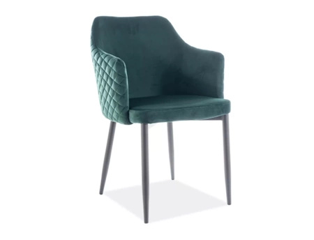 Zestaw 4 krzeseł Astor Velvet zielony