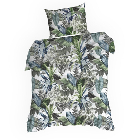 KOMPLET POŚCIELI BAWEŁNIANEJ DAVOS 220 X 200 CM ZIELONY