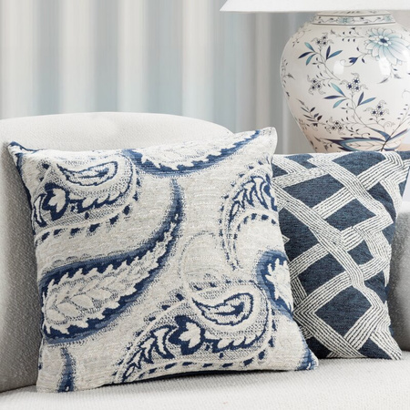 POSZEWKA DALIA 43 X 43 CM GRANATOWY