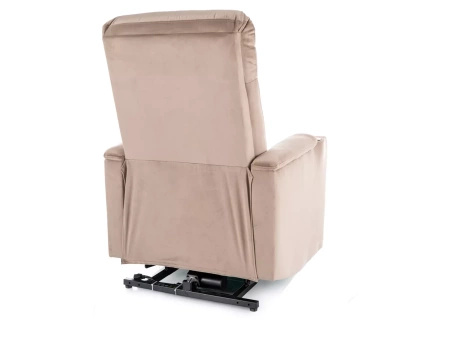 Fotel rozkładany Ikar ciemny beżowy