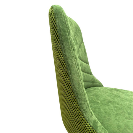 Krzesło NERO zielone w tkaninie