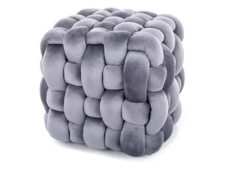 Puf Faris Velvet szary