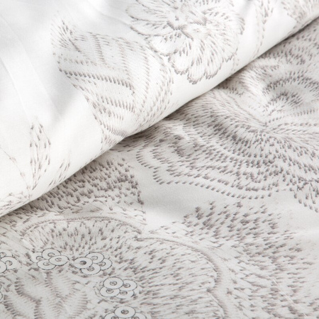 KOMPLET POŚCIELI SATYNOWEJ PREMIUM27 160 X 200 CM BIAŁY