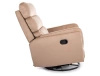 Fotel rozkładany Argos Velvet beżowy